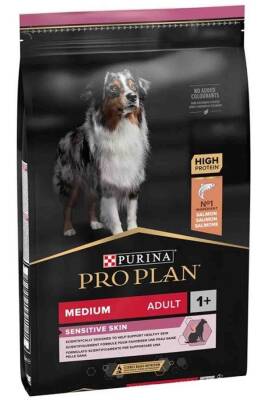 Pro Plan Somonlu Orta Irk Hassas Derili Yetişkin Köpek Maması 10kg - PROPLAN