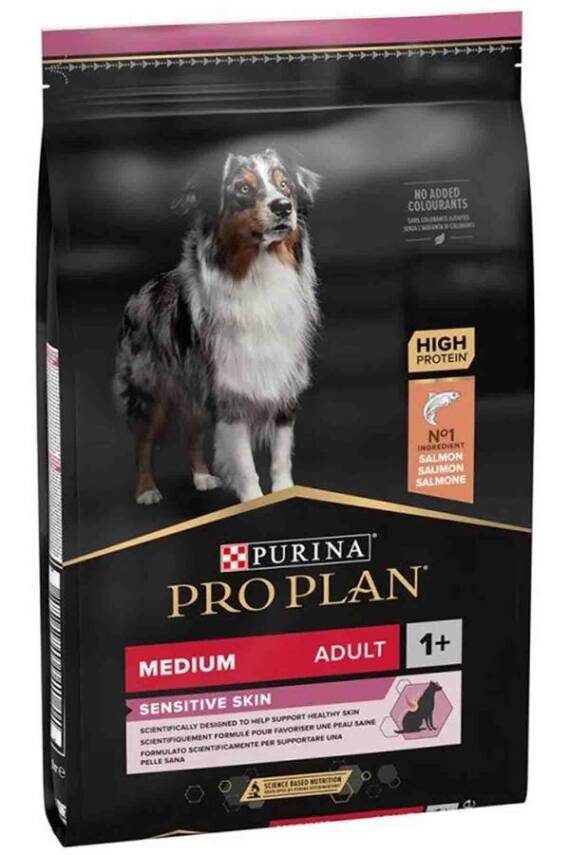 Pro Plan Somonlu Orta Irk Hassas Derili Yetişkin Köpek Maması 10kg - 1