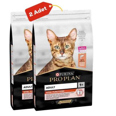 Pro Plan Somonlu Yetişkin Kedi Maması 2li Paket (3kg+3kg) - PROPLAN