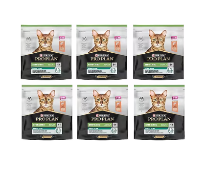 Pro Plan Sterilised Somonlu 400 gr 6'lı Kısırlaştırılmış Yetişkin Kedi Maması - 1