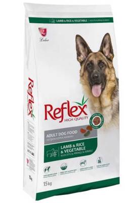Reflex Kuzu Eti Pirinç ve Sebzeli Yetişkin Köpek Maması 15kg - Reflex
