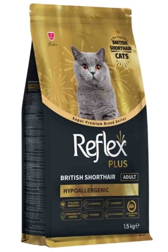Reflex Plus British Shorthair Yetişkin Kedi Maması 1,5kg - 1