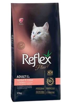 Reflex Plus Hairball Somonlu Yetişkin Kedi Maması 15kg - Reflex
