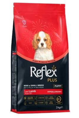 Reflex Plus Kuzu Etli Mini ve Küçük Irk Yavru Köpek Maması 3kg - Reflex