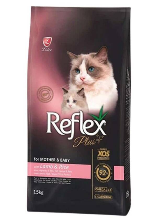 Reflex Plus Mother&Baby Kuzulu Yavru Hamile ve Emziren Kedi Maması 15kg - 1