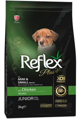 Reflex Plus Tavuklu Mini ve Küçük Irk Yavru Köpek Maması 3kg - Reflex