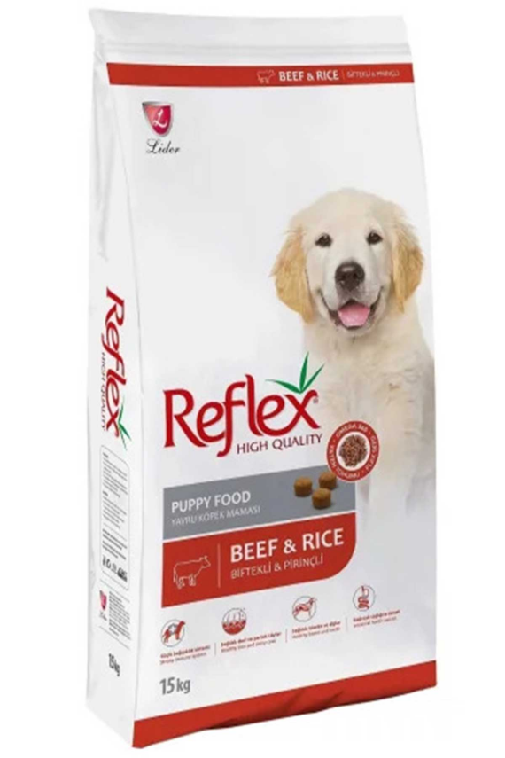 Reflex Puppy Biftekli Yavru Köpek Maması 15kg - 1