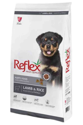 Reflex Puppy Kuzu Eti ve Pirinçli Yavru Köpek Maması 15kg+1kg - Reflex