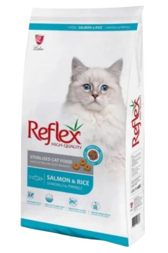 Reflex Somon Balıklı Kısırlaştırılmış Kedi Maması 15+1kg - 1