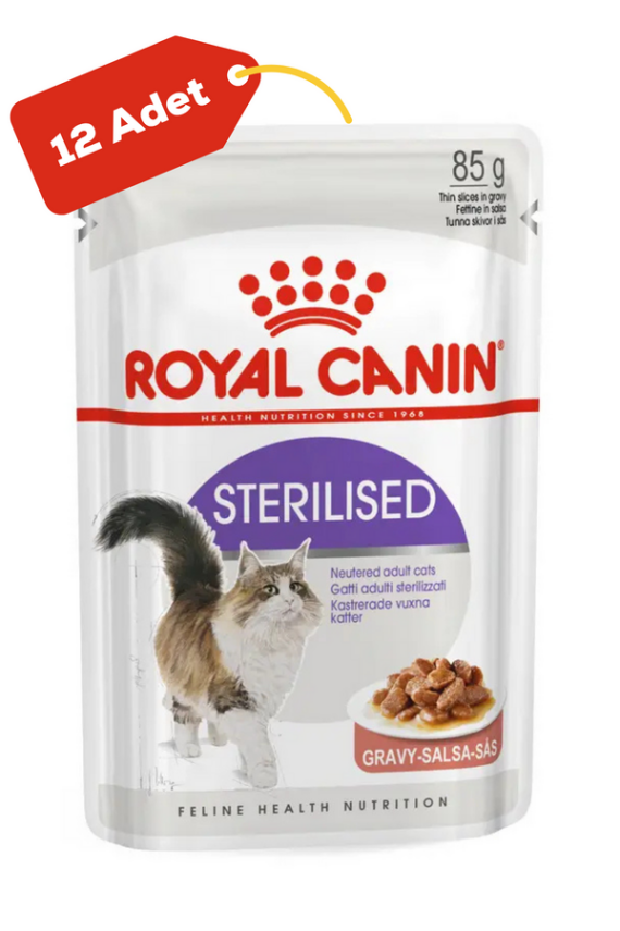 Royal Canin Gravy Kısırlaştırılmış Yetişkin Kedi Konservesi 12x85gr (12li) - 1