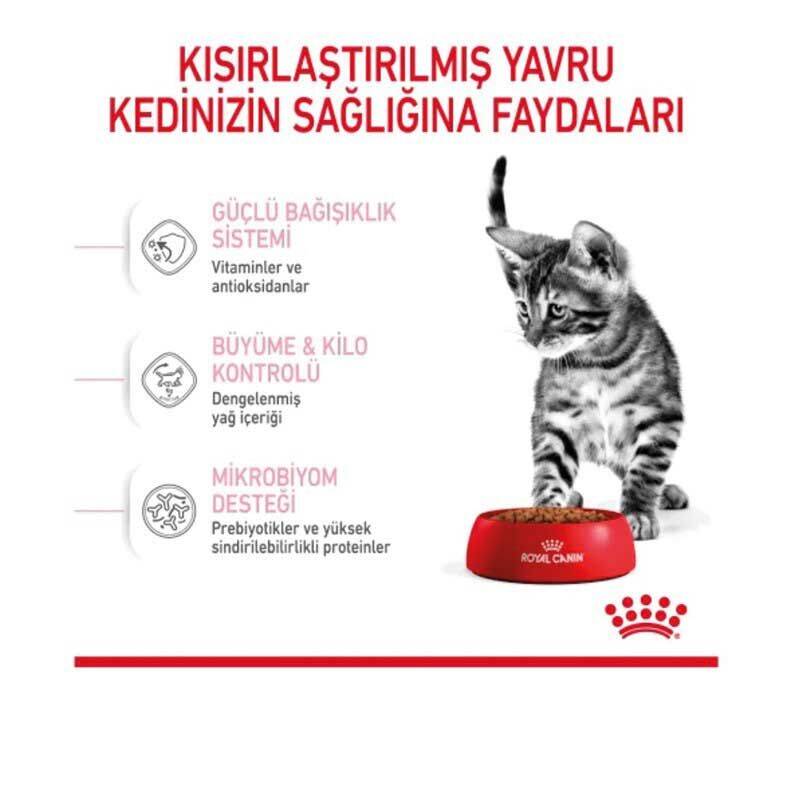 Royal Canin Kitten Sterilised Yavru Kısırlaştırılmış Kedi Maması 2kg - 3