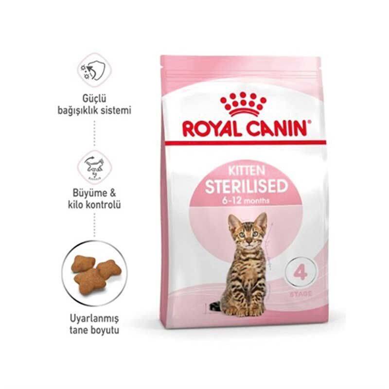Royal Canin Kitten Sterilised Yavru Kısırlaştırılmış Kedi Maması 2kg - 2