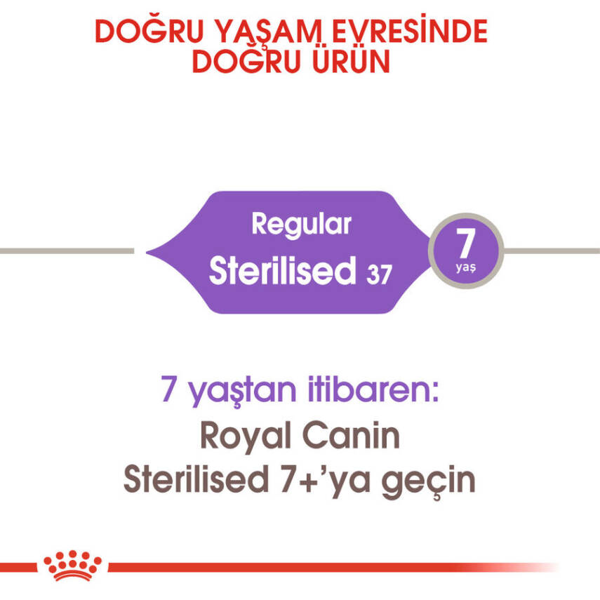 Royal Canin Sterilised 37 Kısırlaştırılmış Yetişkin Kedi Maması 10kg - 3