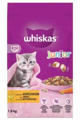 Whiskas Junior Tavuklu Yavru Kedi Maması 1,9kg - Whiskas
