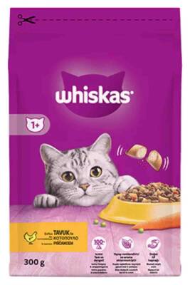 Whiskas Tavuklu ve Sebzeli Yetişkin Kedi Maması 300gr - Whiskas