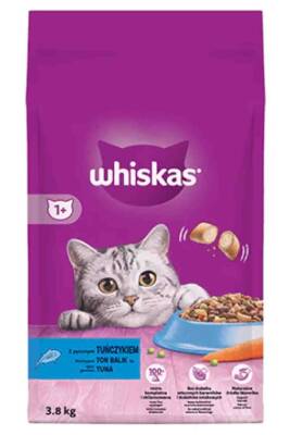 Whiskas Ton Balıklı ve Sebzeli Yetişkin Kedi Maması 3,8kg - Whiskas